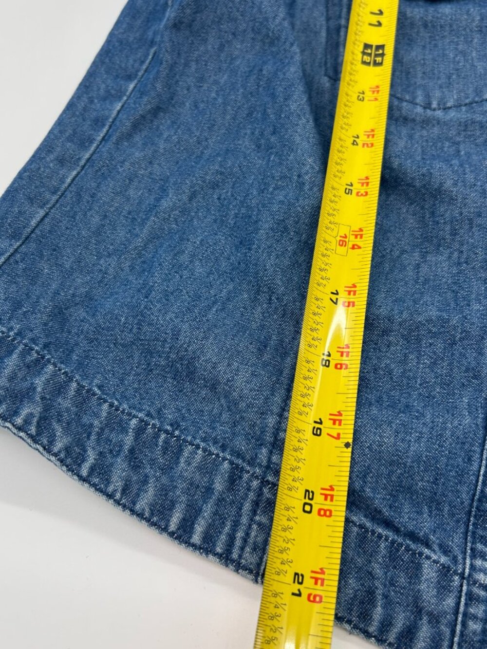 Vintage Sun River Western Style Denim Vest Size L 100% Cotton‎ - Picture 7 of 11